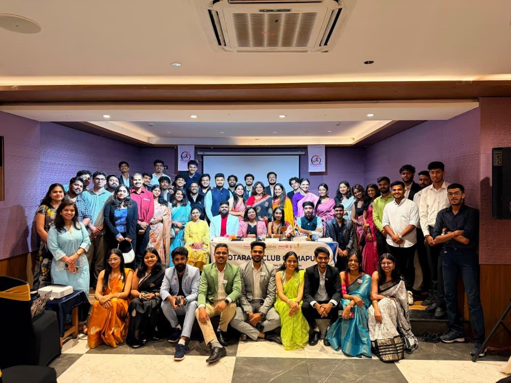Rotaract Club of Mapusa members and leadership team fellowship